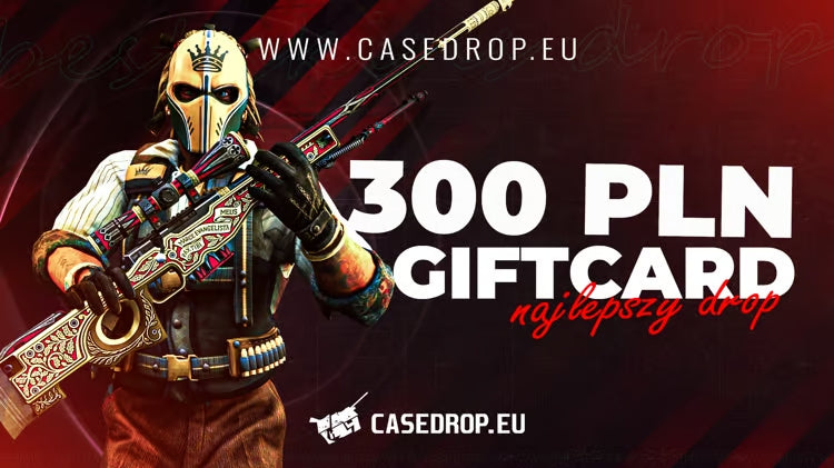 Dárková karta Casedrop.eu 300 PLN CD Key