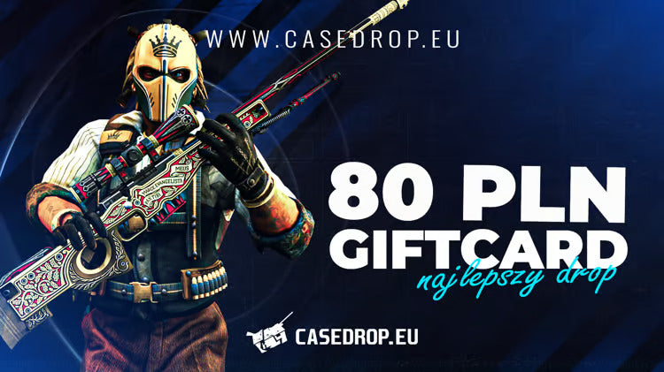 Dárková karta Casedrop.eu 80 PLN CD Key