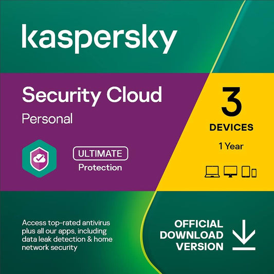 Kaspersky Security Cloud Personal (1 rok / 3 zařízení)