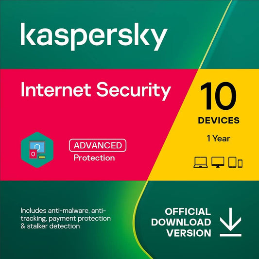 Kaspersky Internet Security 2023 EU Key (1 rok / 10 zařízení)