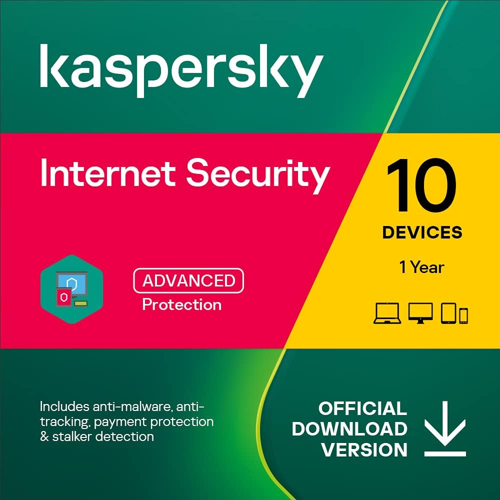 Kaspersky Internet Security 2023 EU Key (1 rok / 10 zařízení)