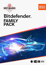 Bitdefender Family Pack 2024 International Key (2 roky / 15 zařízení)