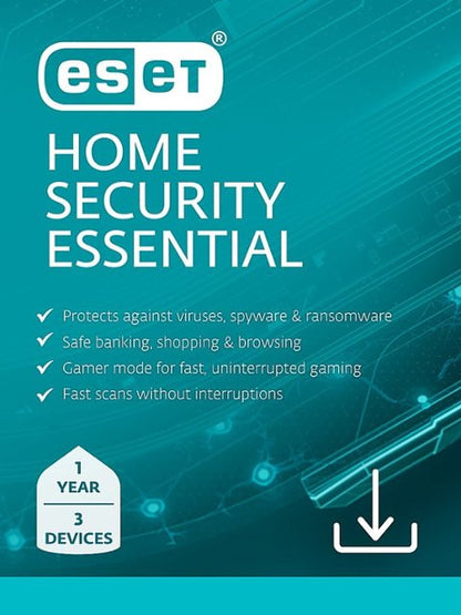 ESET Home Security Essential Key (1 rok / 3 zařízení)