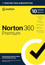 Norton 360 Premium 2024 LATAM Key (1 rok / 10 zařízení) + 75 GB cloudového úložiště + VPN