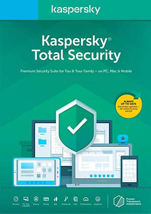 Klíč EU aplikace Kaspersky Total Security 2024 (1 rok / 2 zařízení)