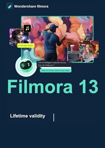 Wondershare Filmora 13 Video Editor CD Key (doživotní / 1 PC)