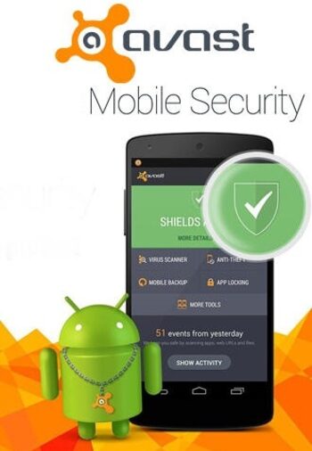 Avast Mobile Security Premium pro Android 2024 Key (2 roky / 1 zařízení)