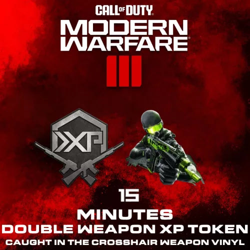 Call of Duty: Modern Warfare III - Vinyl pro zbraně Caught In The Crosshair + 15 min Double XP PC/PS4/PS5/XBOX One/Series CD Key