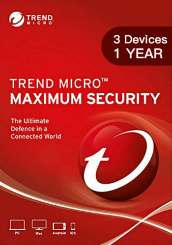 Trend Micro Maximum Security Key (1 rok / 3 PC)