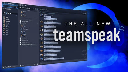 TeamSpeak 3 - EU Voice Server (100 slotů / 30 dní ) Aktivace CD Key