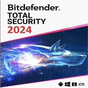 Bitdefender Total Security 2024 EU Key (1 rok / 3 zařízení)