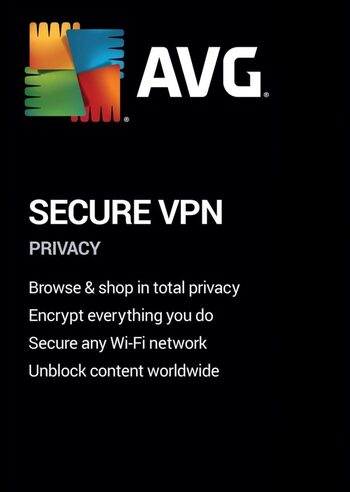 Klíč AVG Secure VPN (2 roky / 10 zařízení)