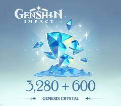 Genshin Impact - 3 280 + 600 krystalů Genesis Reidos Voucher