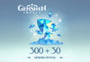 Genshin Impact - 300 + 30 krystalů Genesis Reidos Voucher