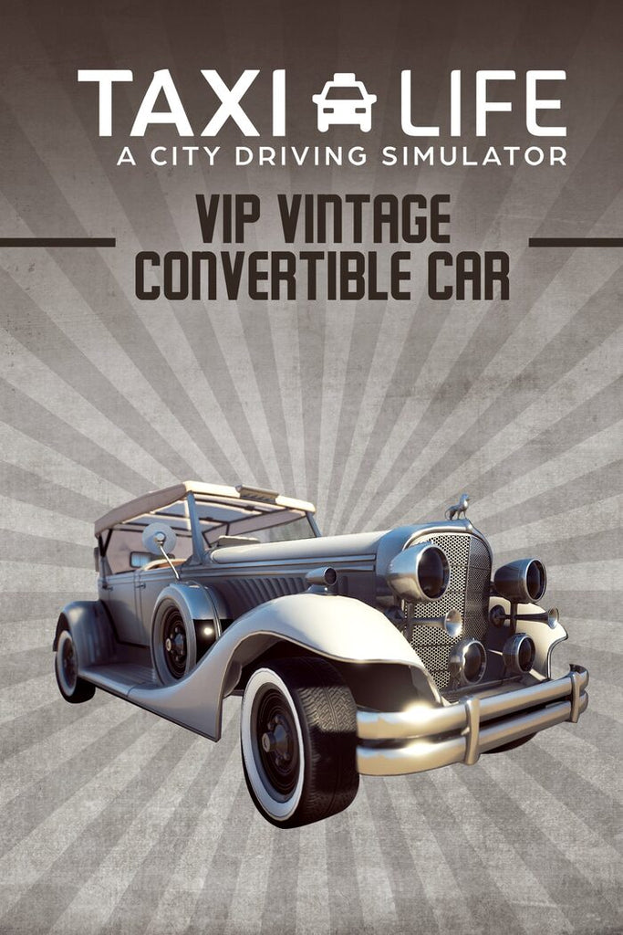 Taxi Life: DLC pro Xbox Series EU - A City Driving Simulator - VIP Vintage Convertible Car EU CD Key
