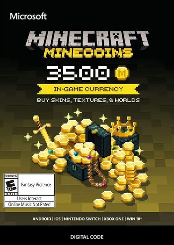 Balíček mincí Minecraft: 3500 mincí CD Key