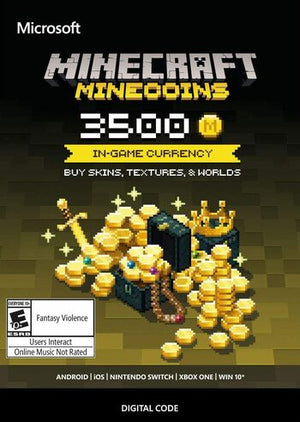 Balíček mincí Minecraft: 3500 mincí CD Key