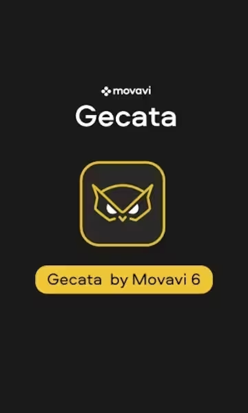 Gecata by Movavi 6 - Software pro streamování a nahrávání her CD Key (doživotní / 1 PC)