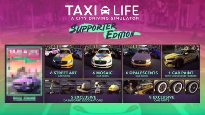 Taxi Life: DLC Steam: A City Driving Simulator - Supporter Pack CD Key