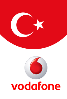 Vodafone Cyprus 20 TRY Dobíjení mobilu TR