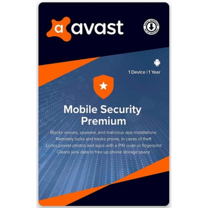 Avast Mobile Security Premium pro Android 2024 Key (1 rok / 1 zařízení)