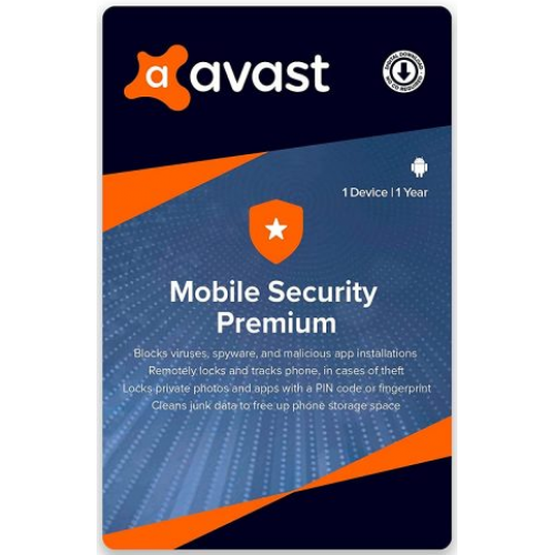 Avast Mobile Security Premium pro Android 2024 Key (1 rok / 1 zařízení)