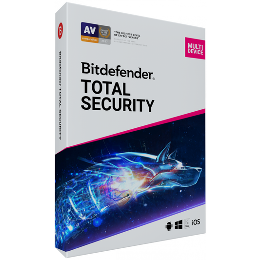 Bitdefender Total Security 2020 - 2019 Klíč - 5 zařízení, 90 dní - RoyalKey