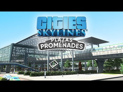 Města: Skylines - Plazas & Promenades Global Steam CD Key