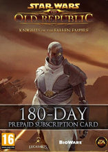 Star Wars: The Old Republic 180 Days Time Card Globální oficiální stránky CD Key